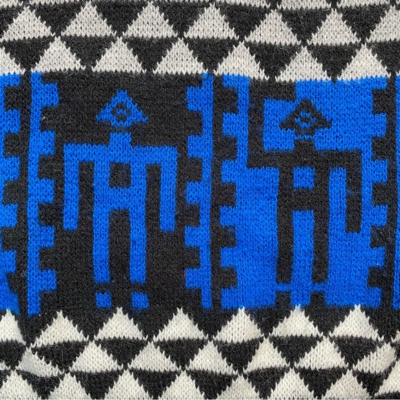 Vintage 1980s Jordache Dancing Stickman Sweater - Picture 3 of 7